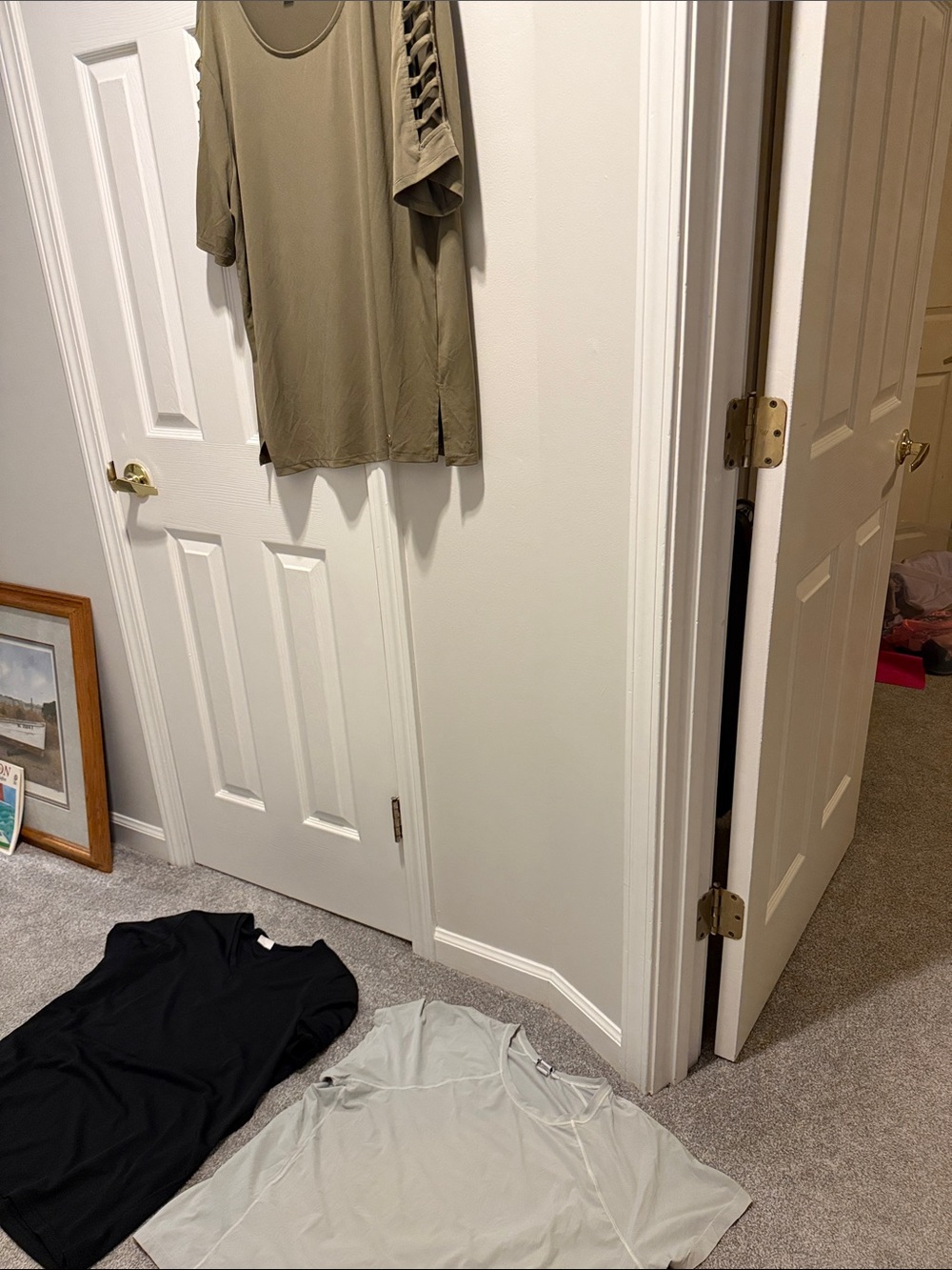 MICHAEL Michael Kors Olive & Black & Light Gray  shirt with 2 other shirts